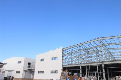 China ISO Prefabricate Steel Frame Warehouse / Agricultural Steel Frame Buildings for sale