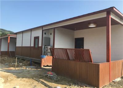 China Pre Engineered Cement Cladding Q345 Prefab Steel House for sale