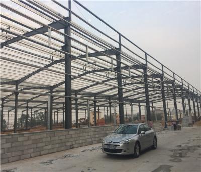 Китай здания стальных структур раздела 20000m2 Q355 h полуфабрикат продается