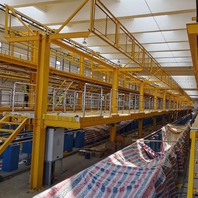 China Estructura de acero prefabricada ligera Warehouse para la plataforma de acero estructural de Filipinas en venta