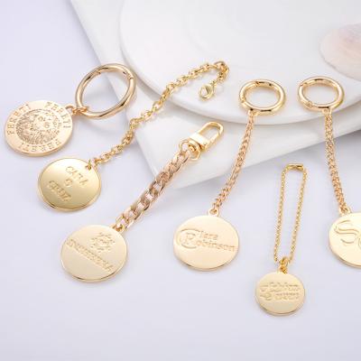 China 18 Years Production Experience Personalised Hanging Metal Tag for Eco Fashion Handbags for sale