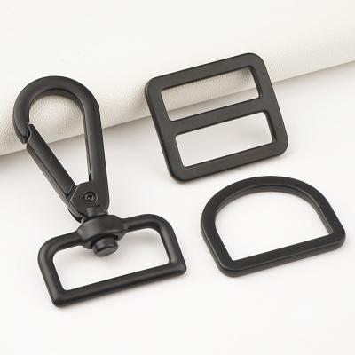 China Bag Strap Hook Snap Clasp 20mm 25mm 38mm Swivel Snap Hook for Bag Metal Hardware D Ring for sale