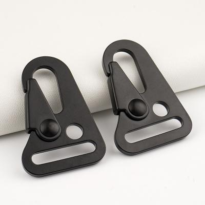 中国 1 Inch Metal HK Key Spring Clip Snap Hook for Tactical Keychain and Backpack Sling 販売のため