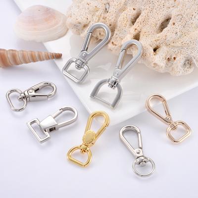China Lanyards Buckle Hook Customized Shape Metal Snap Hook Plated for Handbags for sale