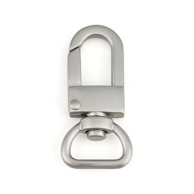 China 100% Inspection D Shaped Snap Hook Buckle Hardware Metal Snap Swivel Hook for Bags for sale