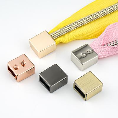 China Superior Metal Cord Stopper for High End Custom Logo Drawstring Cord 11mm Ready Mould for sale