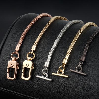 China Bag Making Accessories 14K Gold Purse Handbag Hardware Chain with Brass Material for sale