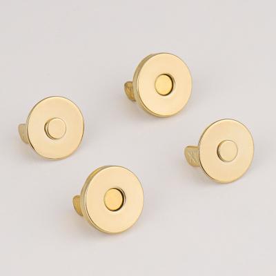 China Gold Handbag Customized Color 12mm Magnet Magnetic Buckle Button Custom Button Magnet for sale