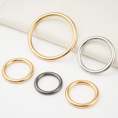 China Gold Plated Bikini Ring Connectors for Swimsuits Underwear Custom Metal O Rings for sale