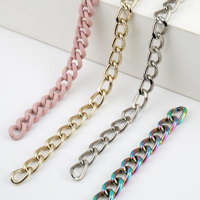 China Long Strap Gold Plated Metal Bag Chain for Customized Handbags High Grade Hardware Parts for sale