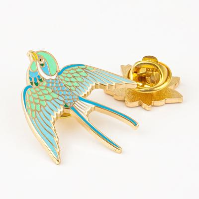 Китай Custom Metal Animal Cute Hard Enamel Pins Die Casting Technique Customized Logo Design продается
