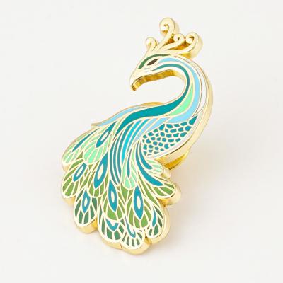 China Enamel Pin Brooches for Women Clothes Customer's Designs Custom Bulk Thickness 2-7MM for sale