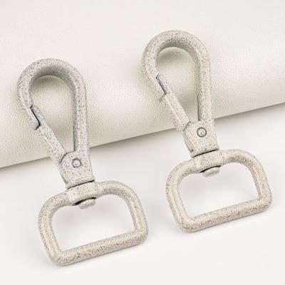 China High Grade Metal Swivel Snap Hook for Handbag 20mm White Metal Snap Spring Hook Buckle for sale