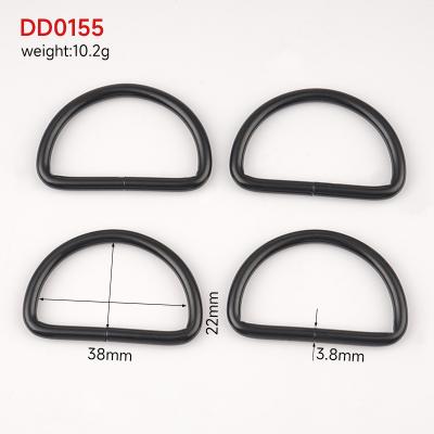 China D Shape 38mm D Ring for Bag Accessories Backpack Webbing Sewing Leather Craft Hardware for sale