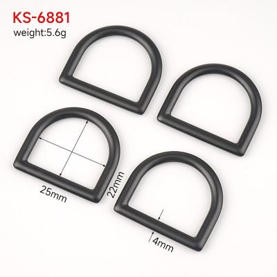 China Handmade Bags D Shape Ring Accessories 25mm D Ring Buckle Sliders for DIY Leather Craft for sale