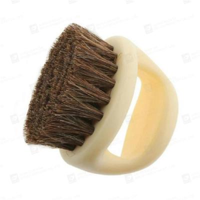 China Horse Hair Car Detailing Brush 110g Tire Cleaner For Leather Seat Mat Dashboard for sale