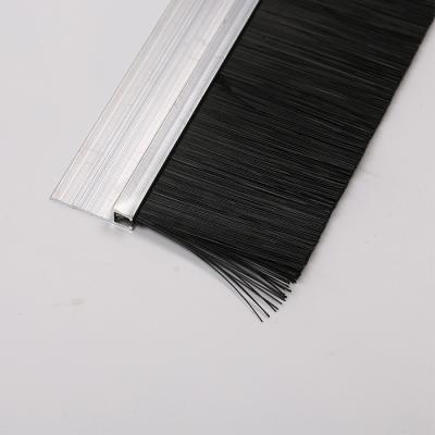 China With H Style Aluminum Profile Door Brush Strip SGS For Seal And Dustproof for sale