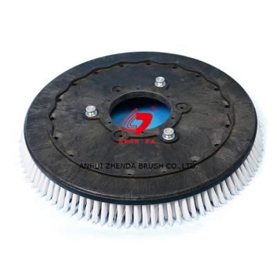 China Scrubber Machine Disc 18in Floor Scrubber Brush PP Round Cleaning Brush for sale