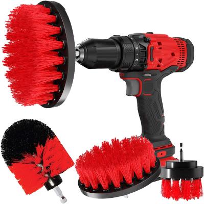 China Drill Brush Set Attachment Kit Pack Of 4 All Purpose Power Scrubber Cleaning Set for sale