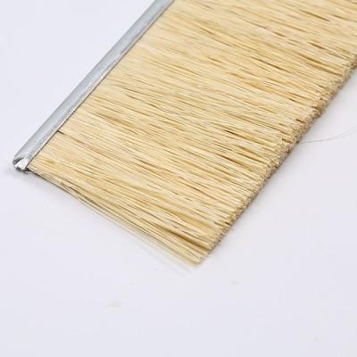 China Sander Machine Sisal Fiber Strip Brush 2.0mm For Sanding And Polishing for sale