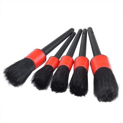 China PP Filament Material Car Detailing Brush 5 Pieces For Refreshing Car for sale