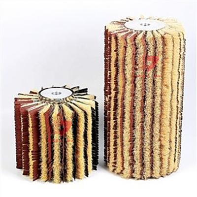 China Customized Furniture Polishing Brush Sisal Sandpaper Roller for sale
