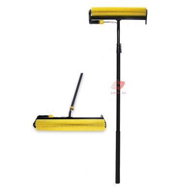 China Telescopic Pole Roller Solar Panel Cleaning Brush For PV Panel Cleaning for sale