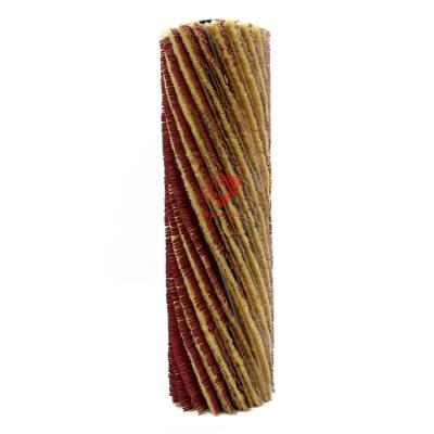 China Customized Sander Paper Sisal Roller Brush Wooden Polishing for sale