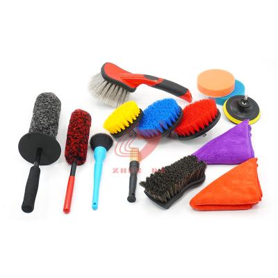 China Cordless Electric Drill Cleaning Brush 14pcs Customized For Car for sale