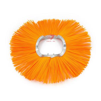 China Iron Ring Wafer Street Sweeping Brush For Road Cleaning for sale