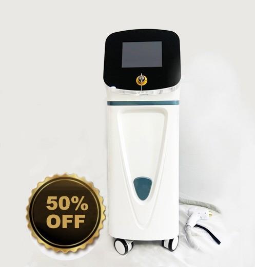 Quality 120J/cm2 808nm diode laser hair removal equipment For cheek neck for sale