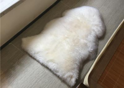 Cina Slittamento di shearling dell'avorio anti della coperta australiana bianca della pelle di pecora per le stuoie dell'interno del pavimento in vendita