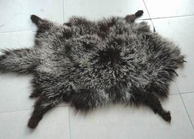 China Real 100% Tibetan / Mongolian Sheepskin Rug Anti Shrink For Indoor Decorative for sale