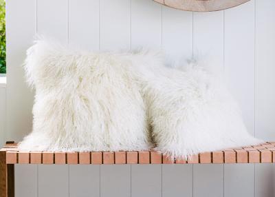 Китай Овчина монгольской подушки хода ламбскин белой неподдельная с естественными скручиваемостями продается