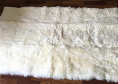 Cina Forma rettangolare fatta a mano progettata coperta australiana della pelle di pecora grande in vendita