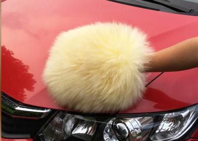 China Auto Detailing Tool Car Cleaning Mitt With 100% Australia Natural Wool for sale