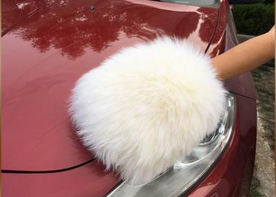 China Sheepskin Car Wash Mitt  Auto Care Cleaning Real Sheepskin Detailing Wash Gloves for sale