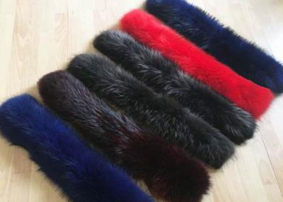 China Women Detachable Raccoon Fur Collar Hood Trim 70cm Warm Decorative For Parka for sale