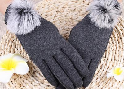 China Winter Women'S Gloves With Touch Screen Fingertips , Soft Gloves For Cell Phone Use  for sale