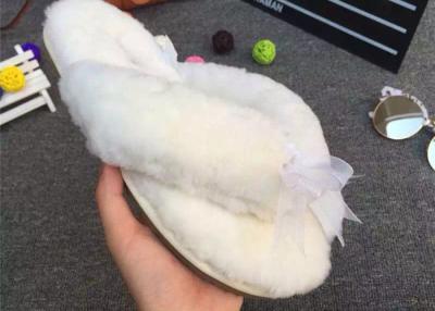 Китай Тапочка зимы шерстей шеарлинг тапочки моккасин низких цен тапочек шерстей овец на открытом воздухе продается