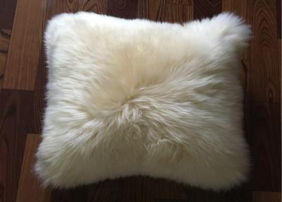 China Australia Sheepskin Sofa Throw Pillows Single Sided Fur With Custom Color / Size for sale