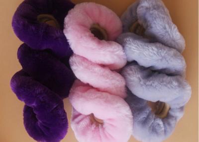 China Cubierta mullida del volante del rosa corto de las lanas del shearling fijada con cuero auténtico en venta