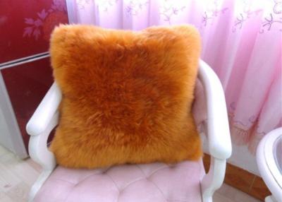 China Plush Lambswool Rocking Chair Cushions 40*40cm , Soft Sheepskin Pads For Wheelchairs  for sale