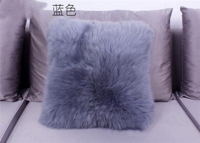 China Chair Sofa Decorative Lambswool Seat Cushion Soft With Genuine Sheepskin for sale