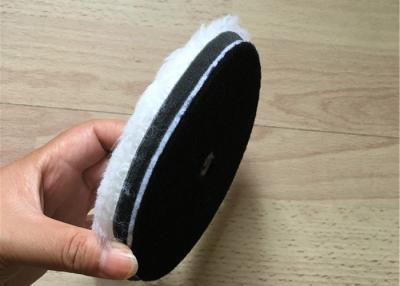 China Los cojines que pulimentan de la sola de las lanas espuma lateral de la limpieza llevan - resistente para el coche y el vidrio en venta