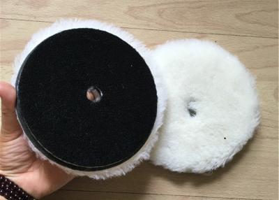 China 150 Mm Steel Pure Wool Polishing Pad Reusable Extremely Long Life For Car Buffing for sale