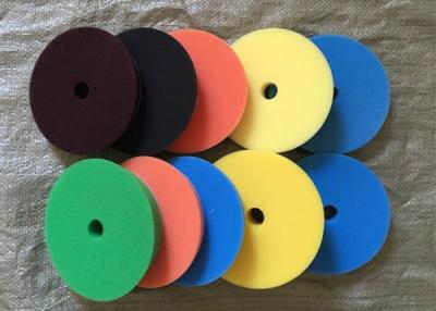 China 180mm Hook Loop Polishing Pad , Sheepskin Buffing Pads For Glass Products for sale