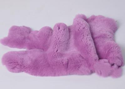 China Warm Super Soft  Rex Rabbit Fur Winderproof For Making Clothing / Rabbit Rug for sale
