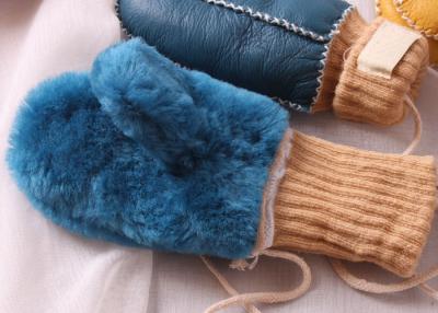 China Infants Sheepskin Suede Mittens for Boys and Girls S , M , L Size for sale