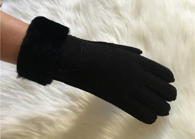 China men's premium sheepskin Crafted wool lining gloves lambskin leather gloves for sale